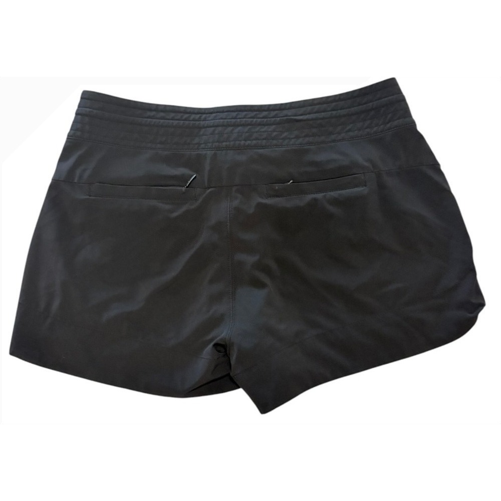 Athleta Trekkie North Shorts Black Hiking Travel Pockets 211376 Womens 2 - Picture 2 of 10